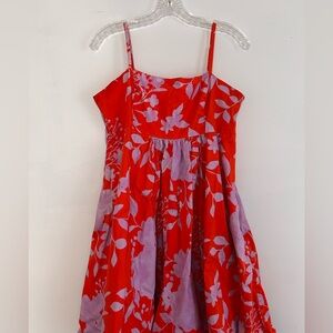 Hutch Orange and Purple Romper